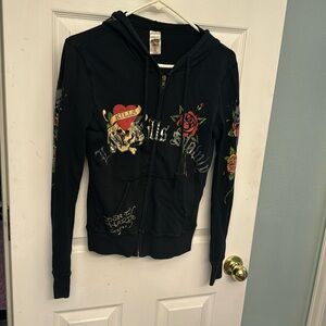 ED HARDY zip up
